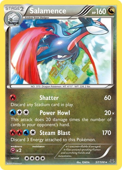 ROS: Salamence (Reverse Holofoil)