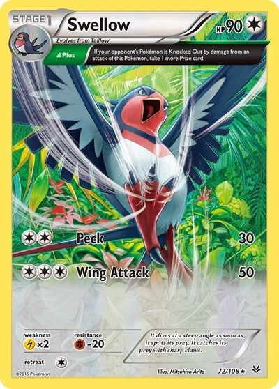 ROS: Swellow (72 Delta) (Reverse Holofoil)