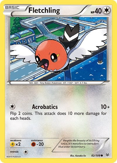 ROS: Fletchling (Reverse Holofoil)