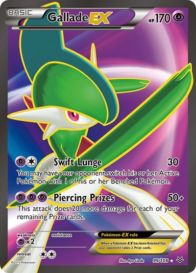 ROS: Gallade EX (99 Full Art) (Holofoil)