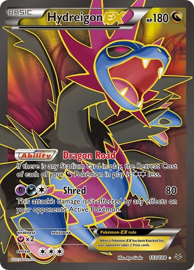 ROS: Hydreigon EX (103 Full Art) (Holofoil)