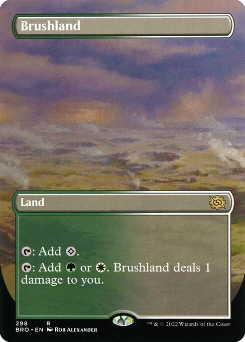 BRO: Brushland (Borderless) (Foil)