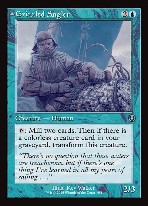 INR: Grizzled Angler (Retro Frame) (Foil)