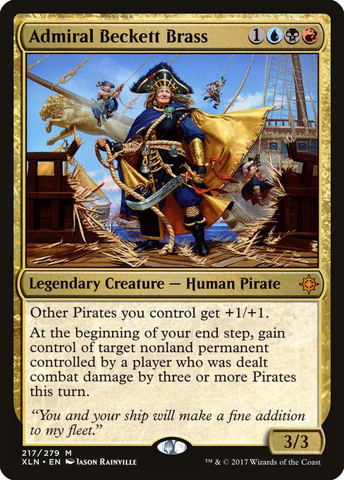 XLN: Admiral Beckett Brass (Foil)
