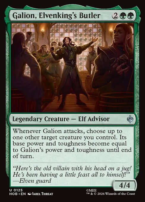 HOB: Galion, Elvenking's Butler
