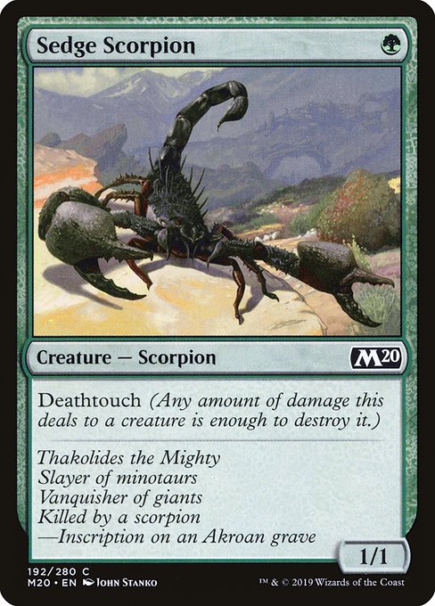 M20: Sedge Scorpion
