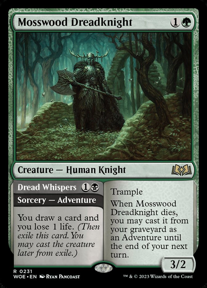 Mosswood Dreadknight [Foil] :: WOE