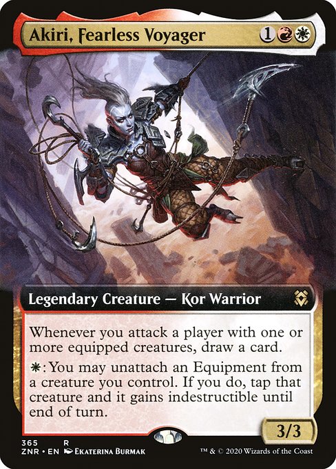 ZNR: Akiri, Fearless Voyager (Extended Art)