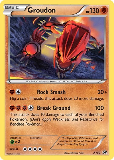 PR: Groudon - XY52 (Holofoil)