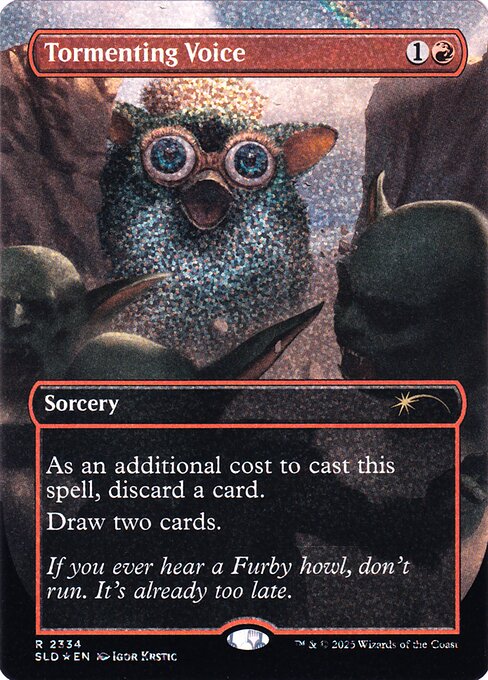 SLD: Tormenting Voice (Confetti Foil)