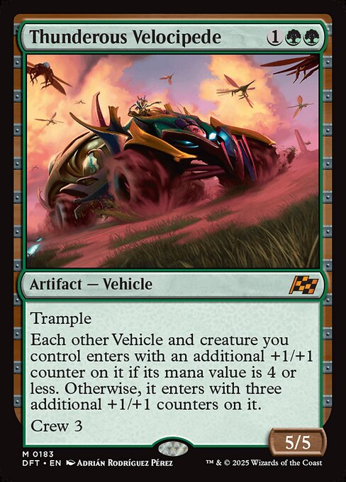 DFT: Thunderous Velocipede (Foil)