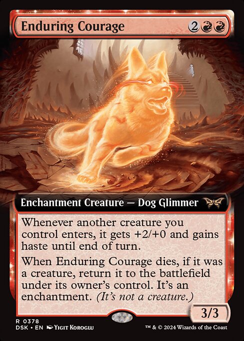 DSK: Enduring Courage (Extended Art) (Foil)