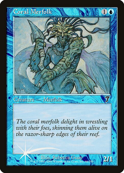 7ED: Coral Merfolk (Foil)