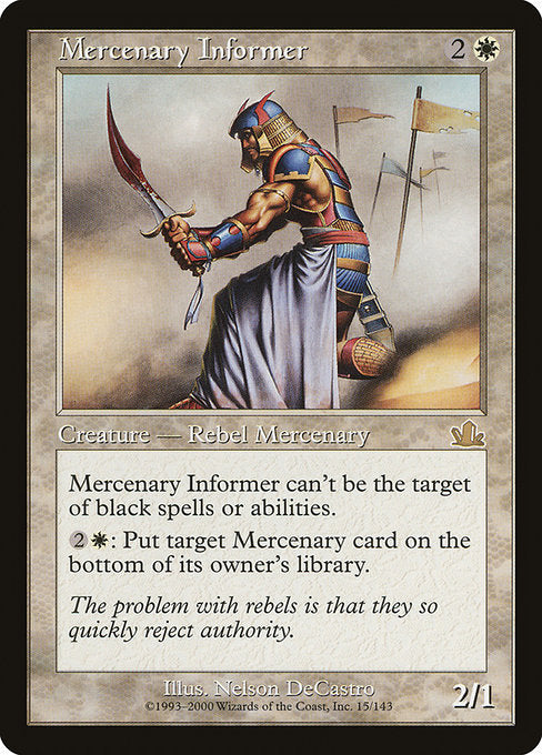 PCY: Mercenary Informer (Foil)