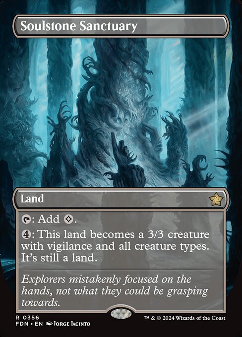 FDN: Soulstone Sanctuary (Borderless) (Foil)