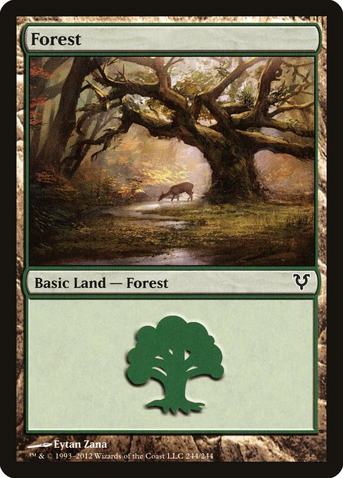 AVR: Forest (244) (Foil)