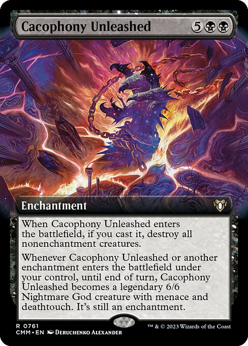 CMM: Cacophony Unleashed (Extended Art) (Foil)
