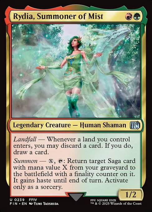 FIN: Rydia, Summoner of Mist (Foil)