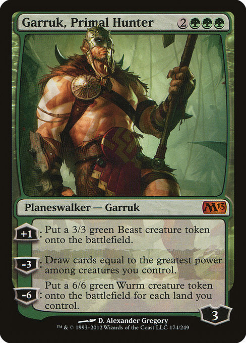 M13: Garruk, Primal Hunter (Foil)