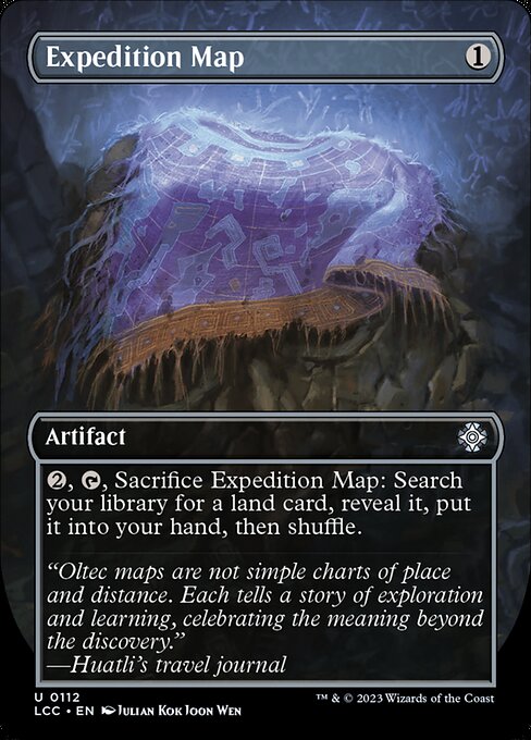 LCC: Expedition Map (Borderless) (Foil)