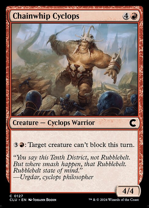 CLU: Chainwhip Cyclops