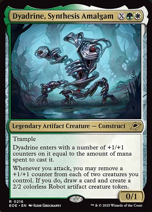 EOE: Dyadrine, Synthesis Amalgam