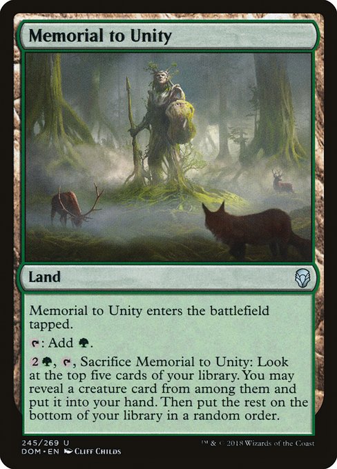 DOM: Memorial to Unity