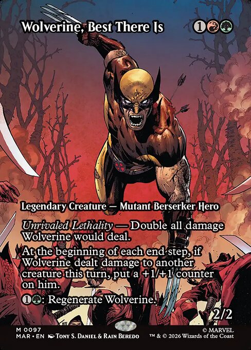 MAR: Wolverine, Best There Is (Borderless) (Foil)