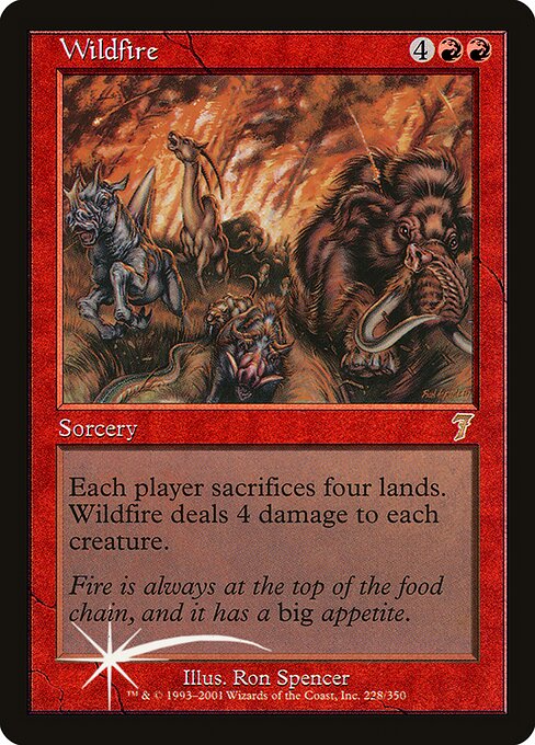 7ED: Wildfire (Foil)
