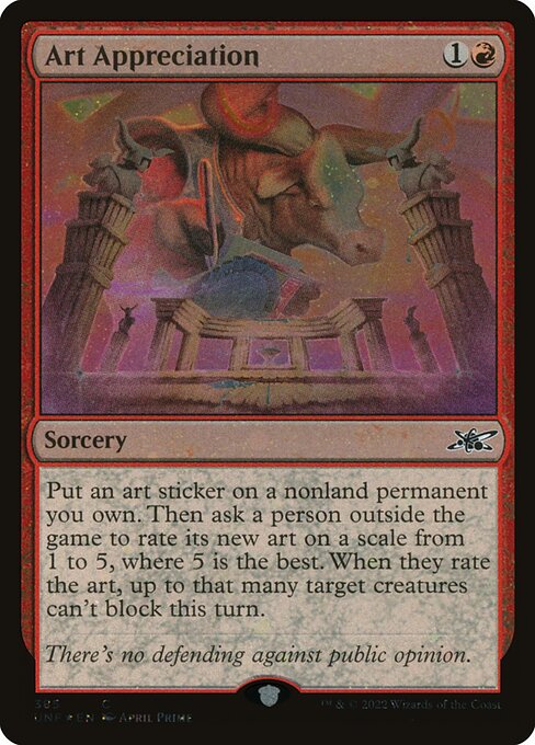 UNF: Art Appreciation (Galaxy Foil)