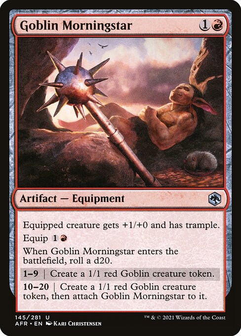 AFR: Goblin Morningstar (Foil)