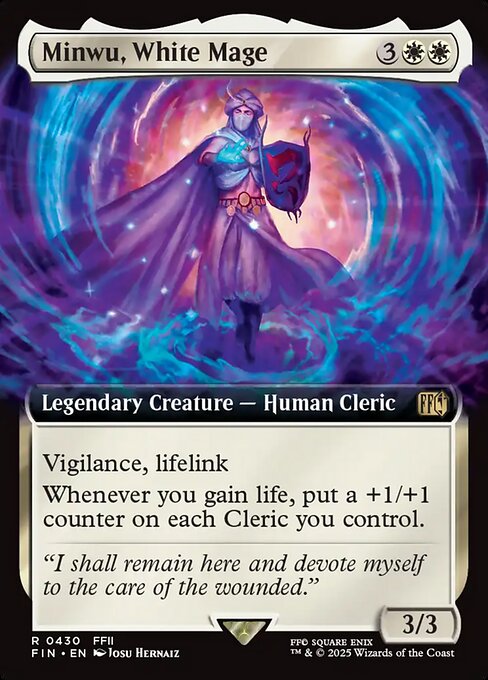 FIN: Minwu, White Mage (Extended Art)