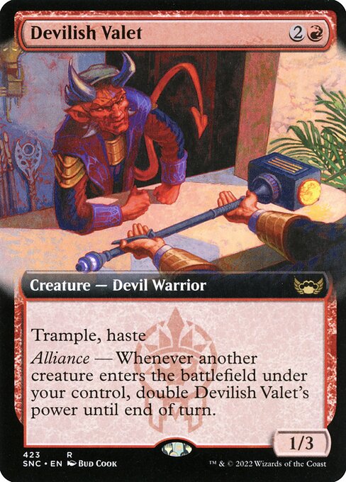 SNC: Devilish Valet (Extended Art) (Foil)