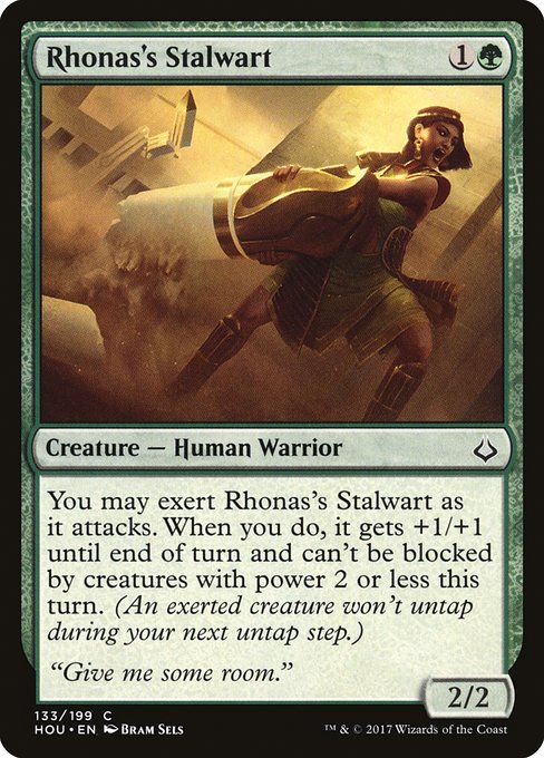 HOU: Rhonas's Stalwart (Foil)