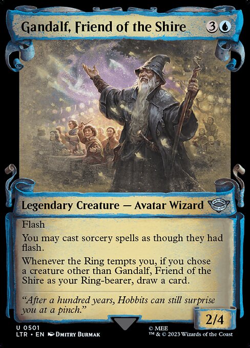 LTR: Gandalf, Friend of the Shire (Showcase Scrolls) (Foil)