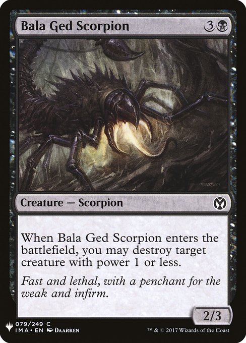 PLST: Bala Ged Scorpion