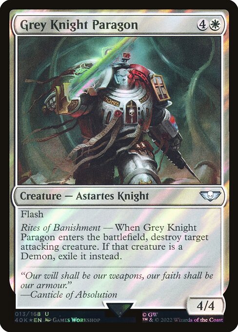 40K: Grey Knight Paragon (Surge Foil)