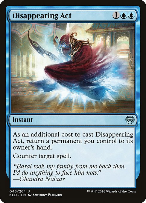 KLD: Disappearing Act