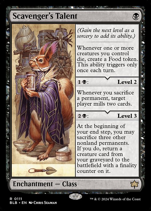 BLB: Scavenger's Talent