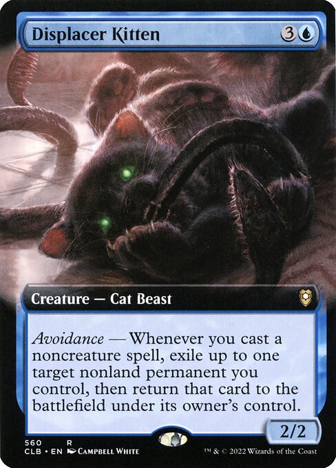 CLB: Displacer Kitten (Extended Art)