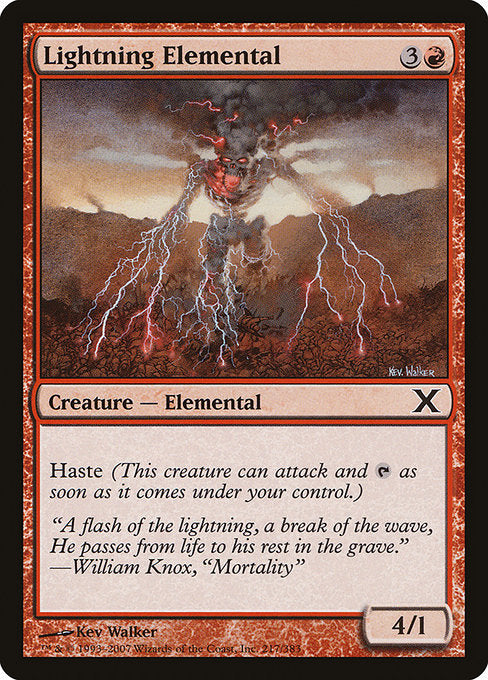 10E: Lightning Elemental