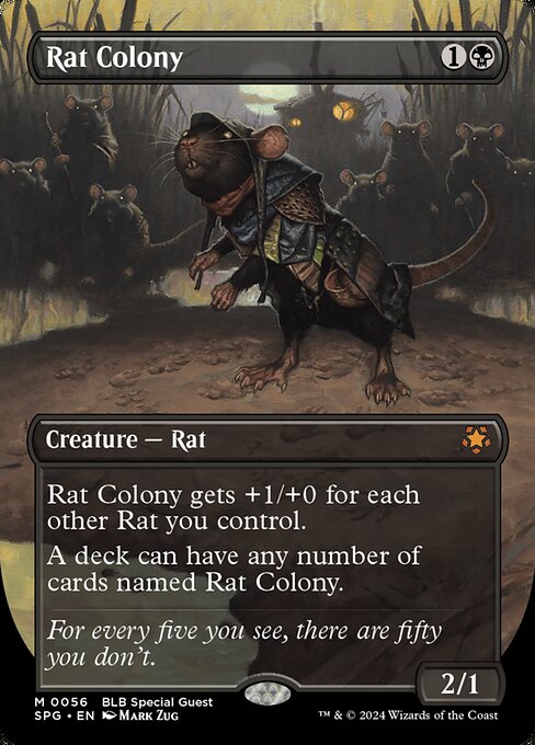 SPG: Rat Colony (Borderless) (Foil)