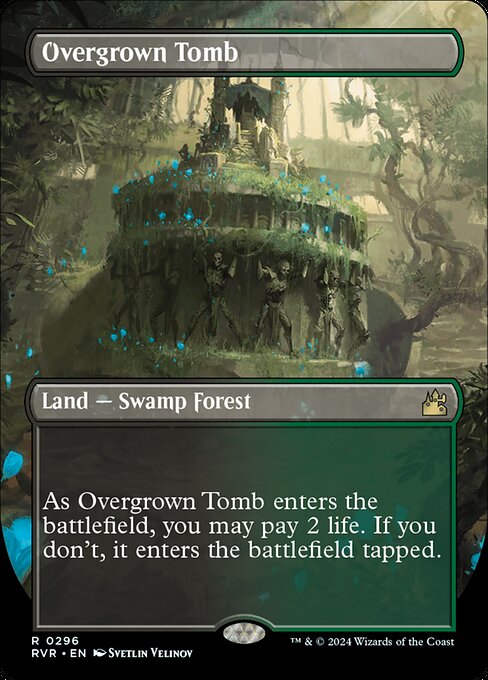 RVR: Overgrown Tomb (Borderless) (Foil)