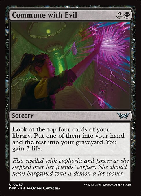 DSK: Commune with Evil (Foil)