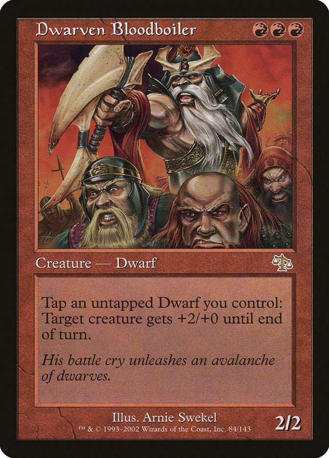 Dwarven Bloodboiler [Foil] :: JUD