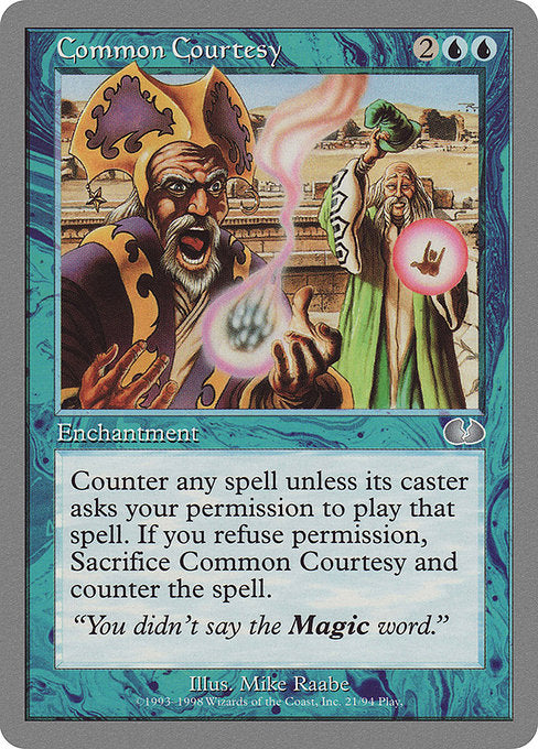 UGL: Common Courtesy