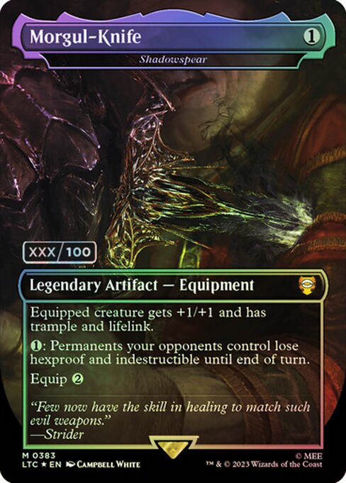 LTC: Morgul-Knife - Shadowspear (Serial Numbered) (Foil)