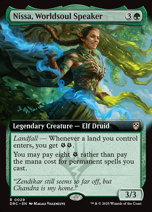 DRC: Nissa, Worldsoul Speaker (Extended Art)