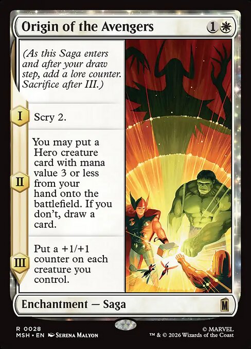 MSH: Origin of the Avengers (Foil)