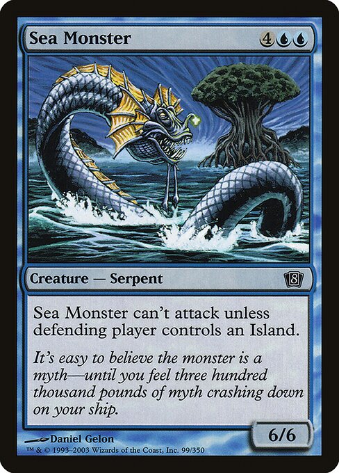 8ED: Sea Monster (Foil)